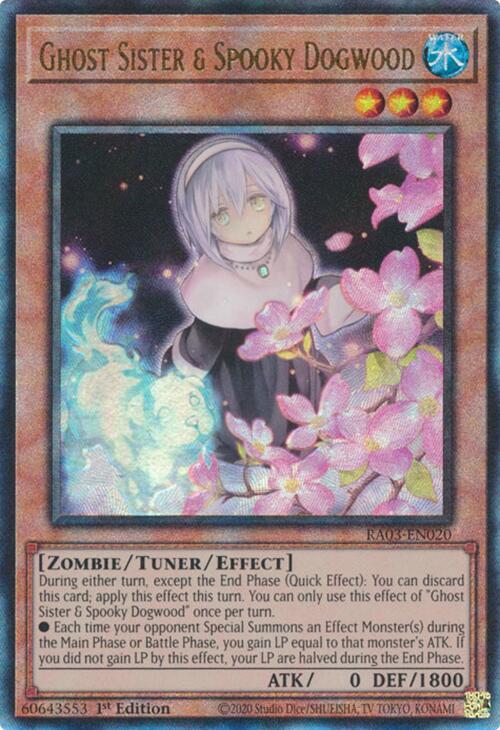 Ghost Sister & Spooky Dogwood (UTR) [RA03-EN020] Prismatic Ultimate Rare | Exor Games Bridgewater