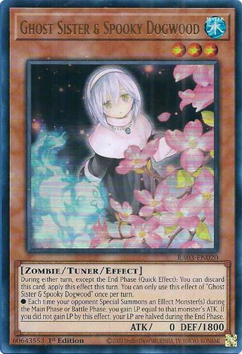 Ghost Sister & Spooky Dogwood (UR) [RA03-EN020] Ultra Rare | Exor Games Bridgewater