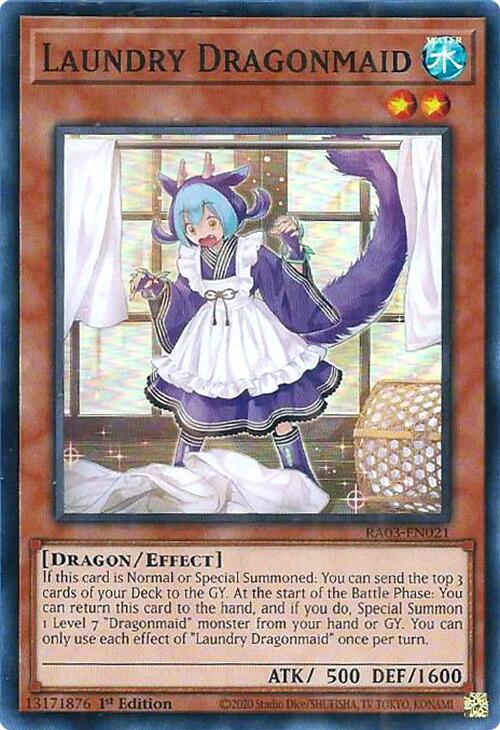 Laundry Dragonmaid [RA03-EN021] Super Rare | Exor Games Bridgewater