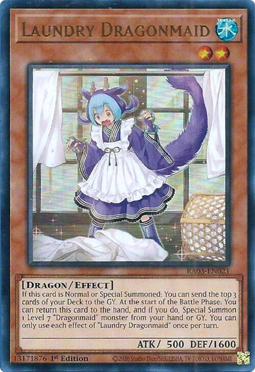Laundry Dragonmaid (UR) [RA03-EN021] Ultra Rare | Exor Games Bridgewater