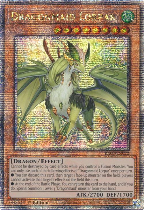 Dragonmaid Lorpar (Quarter Century Secret Rare) [RA03-EN022] Quarter Century Secret Rare | Exor Games Bridgewater