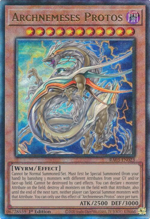 Archnemeses Protos (UTR) [RA03-EN023] Prismatic Ultimate Rare | Exor Games Bridgewater