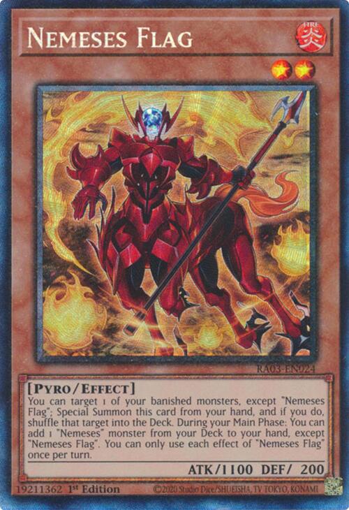 Nemeses Flag (CR) [RA03-EN024] Prismatic Collector's Rare | Exor Games Bridgewater