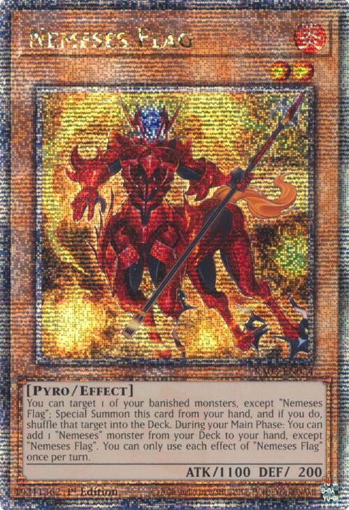 Nemeses Flag (Quarter Century Secret Rare) [RA03-EN024] Quarter Century Secret Rare | Exor Games Bridgewater