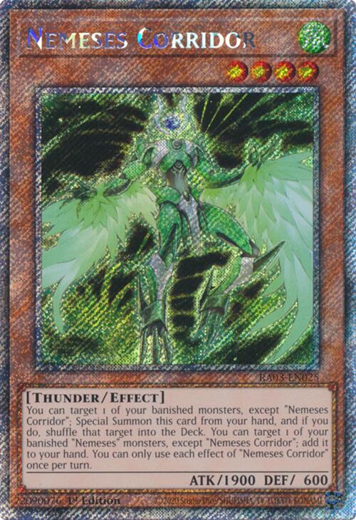 Nemeses Corridor (Platinum Secret Rare) [RA03-EN025] Platinum Secret Rare | Exor Games Bridgewater