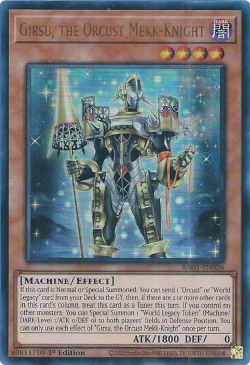 Girsu, the Orcust Mekk-Knight (UR) [RA03-EN026] Ultra Rare | Exor Games Bridgewater