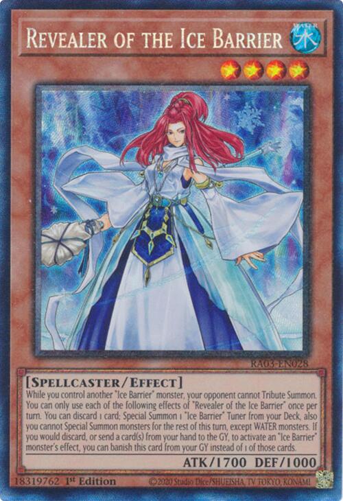 Revealer of the Ice Barrier (CR) [RA03-EN028] Prismatic Collector's Rare | Exor Games Bridgewater