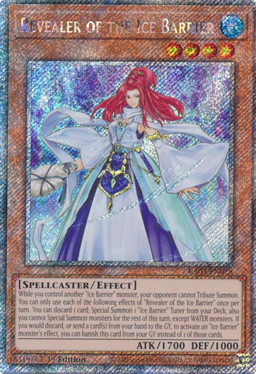 Revealer of the Ice Barrier (Platinum Secret Rare) [RA03-EN028] Platinum Secret Rare | Exor Games Bridgewater