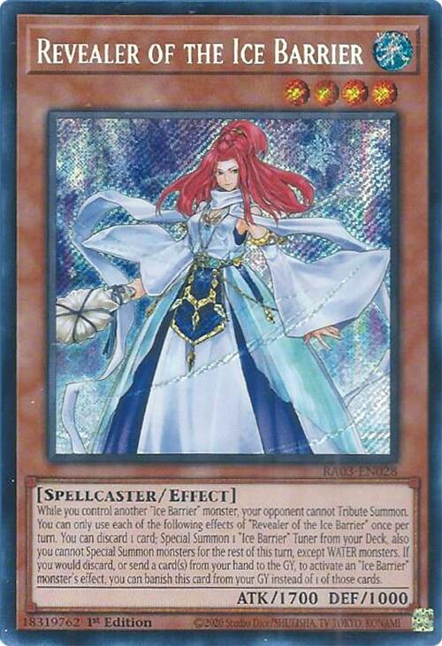 Revealer of the Ice Barrier (Secret Rare) [RA03-EN028] Secret Rare | Exor Games Bridgewater