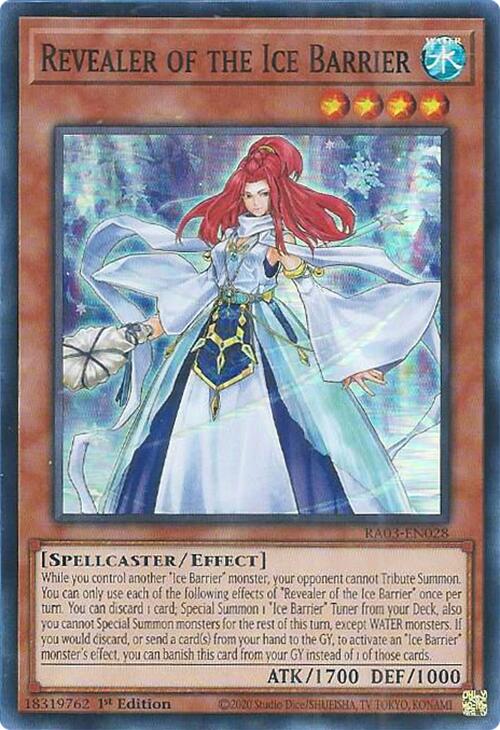 Revealer of the Ice Barrier [RA03-EN028] Super Rare | Exor Games Bridgewater