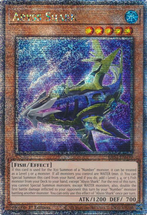 Abyss Shark (Quarter Century Secret Rare) [RA03-EN030] Quarter Century Secret Rare | Exor Games Bridgewater