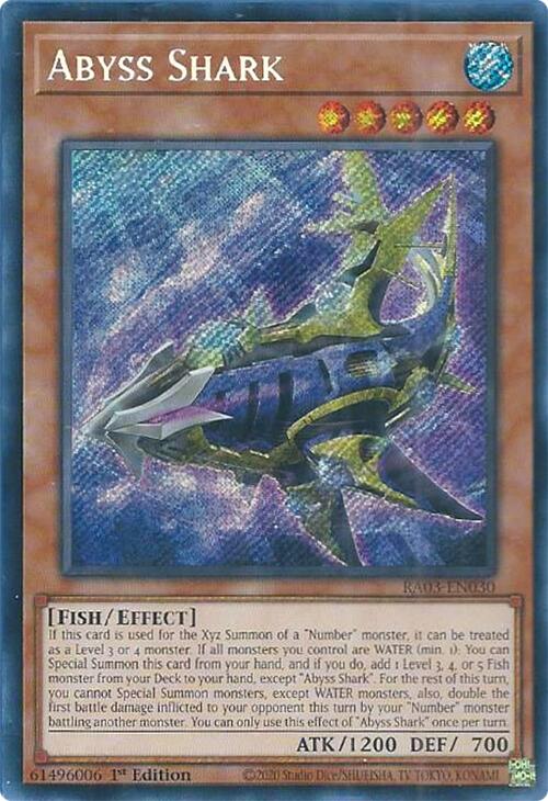 Abyss Shark (Secret Rare) [RA03-EN030] Secret Rare | Exor Games Bridgewater