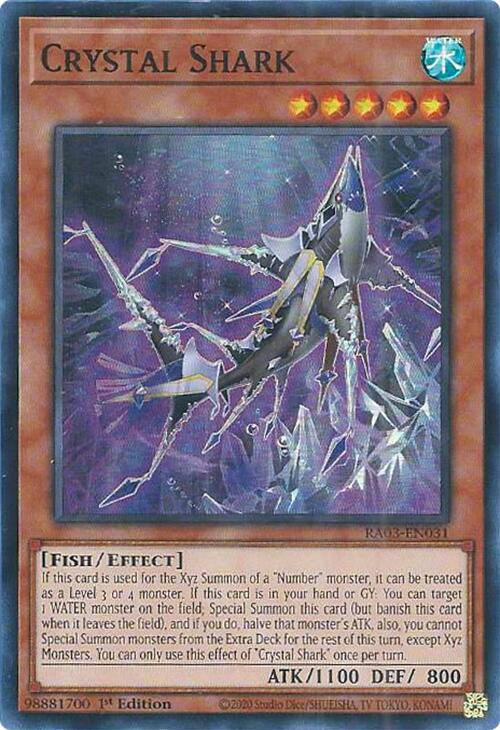 Crystal Shark [RA03-EN031] Super Rare | Exor Games Bridgewater
