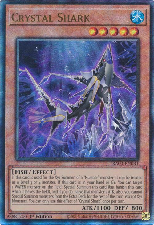 Crystal Shark (UTR) [RA03-EN031] Prismatic Ultimate Rare | Exor Games Bridgewater
