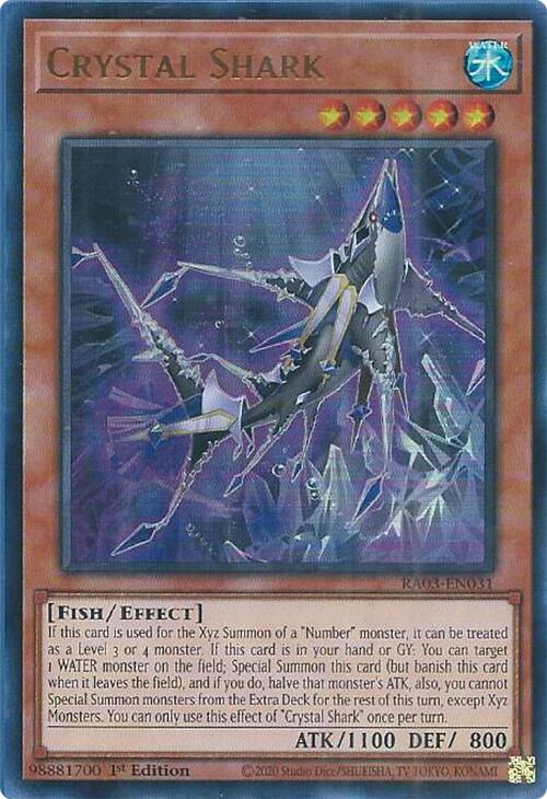 Crystal Shark (UR) [RA03-EN031] Ultra Rare | Exor Games Bridgewater