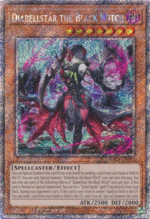 Diabellstar the Black Witch (Platinum Secret Rare) [RA03-EN032] Platinum Secret Rare | Exor Games Bridgewater