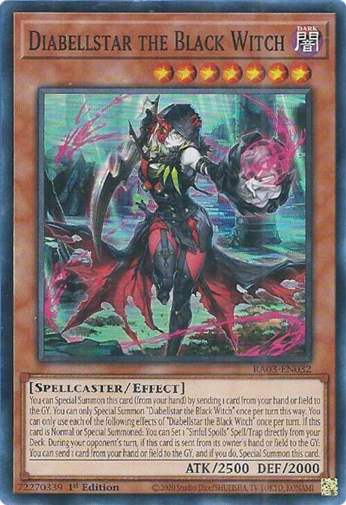 Diabellstar the Black Witch [RA03-EN032] Super Rare | Exor Games Bridgewater