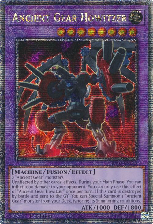 Ancient Gear Howitzer (Quarter Century Secret Rare) [RA03-EN035] Quarter Century Secret Rare | Exor Games Bridgewater