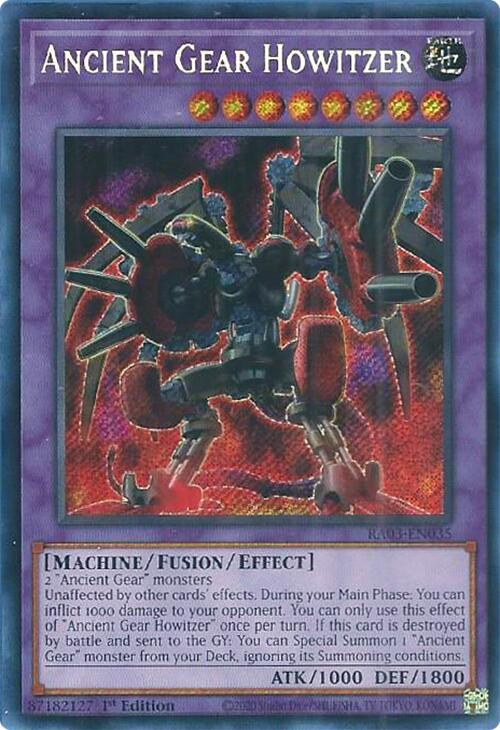 Ancient Gear Howitzer (Secret Rare) [RA03-EN035] Secret Rare | Exor Games Bridgewater