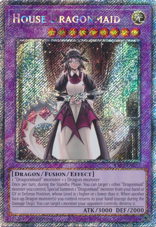 House Dragonmaid (Platinum Secret Rare) [RA03-EN037] Platinum Secret Rare | Exor Games Bridgewater