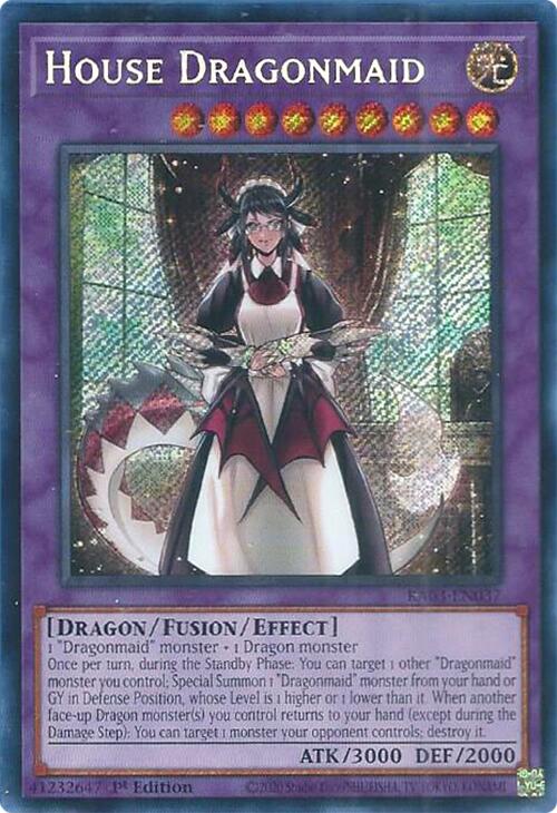 House Dragonmaid (Secret Rare) [RA03-EN037] Secret Rare | Exor Games Bridgewater