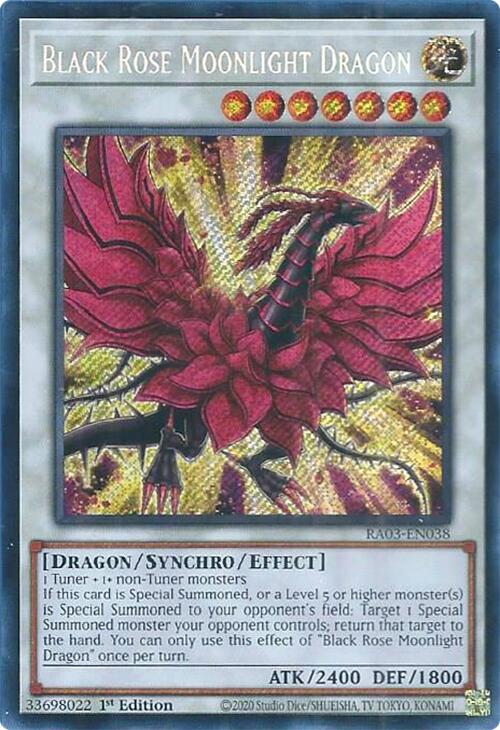 Black Rose Moonlight Dragon (Secret Rare) [RA03-EN038] Secret Rare | Exor Games Bridgewater