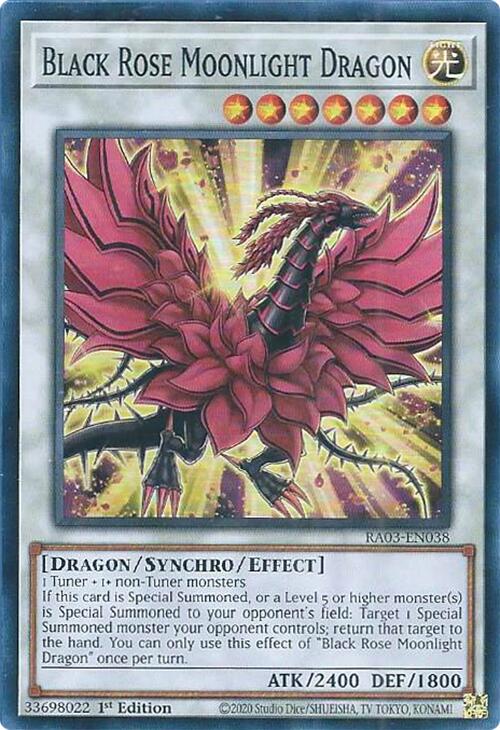 Black Rose Moonlight Dragon [RA03-EN038] Super Rare | Exor Games Bridgewater