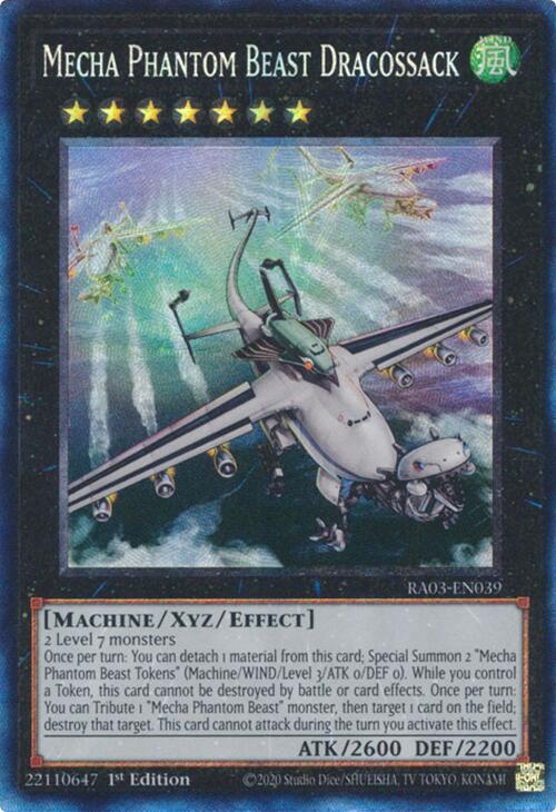 Mecha Phantom Beast Dracossack (CR) [RA03-EN039] Prismatic Collector's Rare | Exor Games Bridgewater