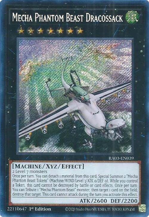 Mecha Phantom Beast Dracossack (Secret Rare) [RA03-EN039] Secret Rare | Exor Games Bridgewater