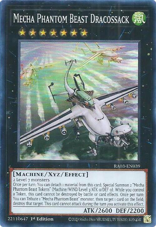 Mecha Phantom Beast Dracossack [RA03-EN039] Super Rare | Exor Games Bridgewater