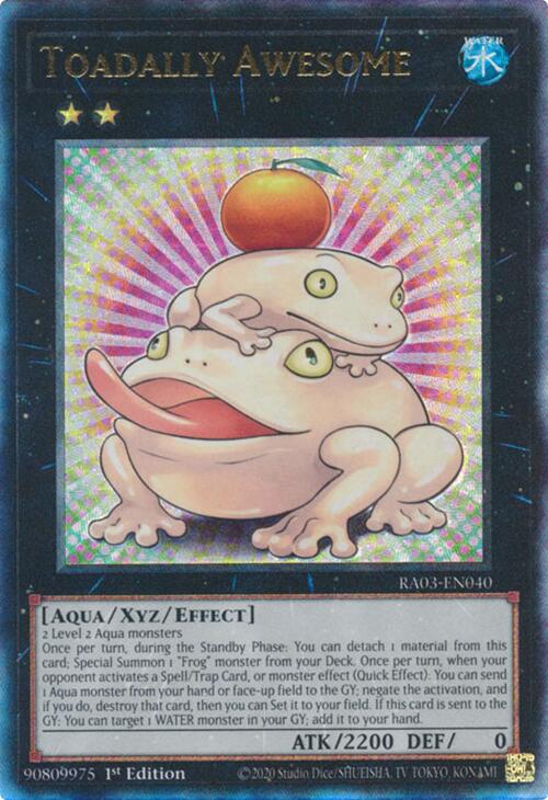 Toadally Awesome (UTR) [RA03-EN040] Prismatic Ultimate Rare | Exor Games Bridgewater