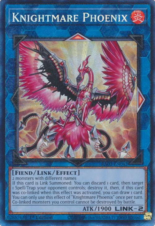 Knightmare Phoenix (CR) [RA03-EN042] Prismatic Collector's Rare | Exor Games Bridgewater