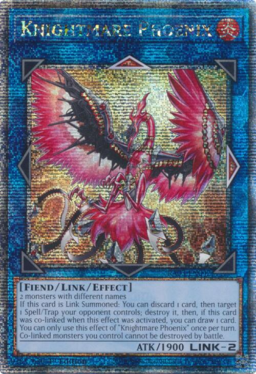 Knightmare Phoenix (Quarter Century Secret Rare) [RA03-EN042] Quarter Century Secret Rare | Exor Games Bridgewater