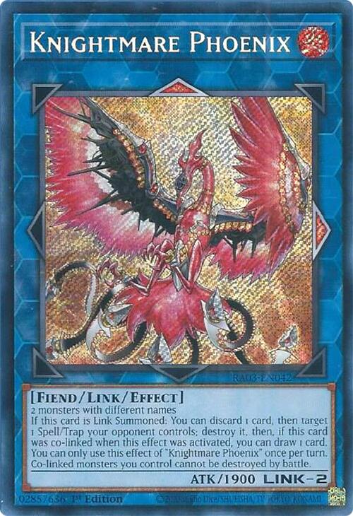 Knightmare Phoenix (Secret Rare) [RA03-EN042] Secret Rare | Exor Games Bridgewater