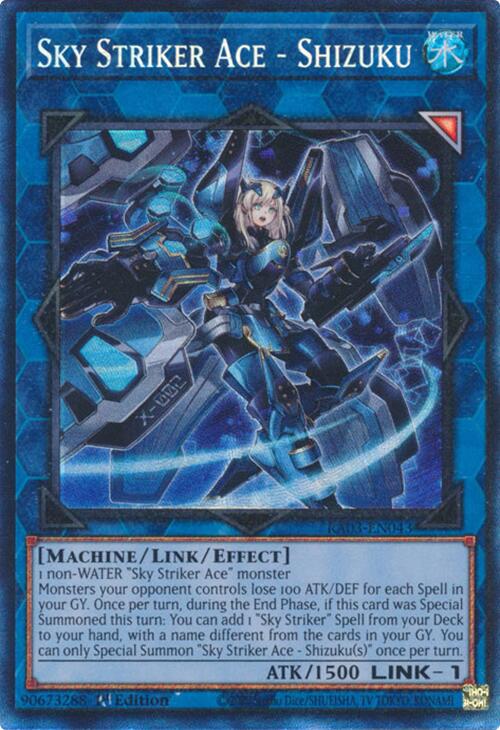 Sky Striker Ace - Shizuku (CR) [RA03-EN043] Prismatic Collector's Rare | Exor Games Bridgewater