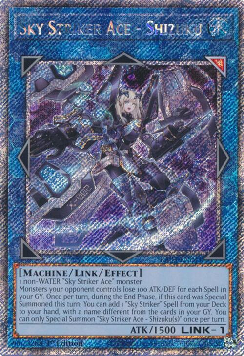 Sky Striker Ace - Shizuku (Platinum Secret Rare) [RA03-EN043] Platinum Secret Rare | Exor Games Bridgewater