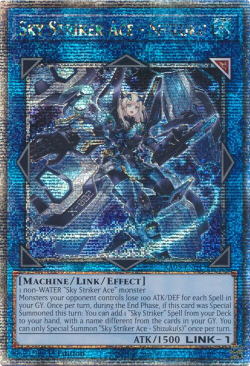 Sky Striker Ace - Shizuku (Quarter Century Secret Rare) [RA03-EN043] Quarter Century Secret Rare | Exor Games Bridgewater