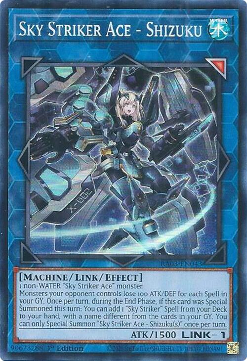 Sky Striker Ace - Shizuku [RA03-EN043] Super Rare | Exor Games Bridgewater