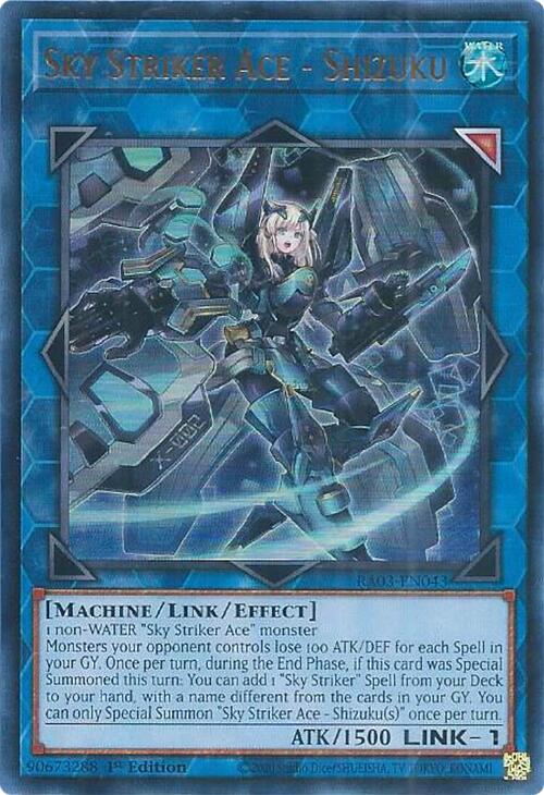 Sky Striker Ace - Shizuku (UR) [RA03-EN043] Ultra Rare | Exor Games Bridgewater