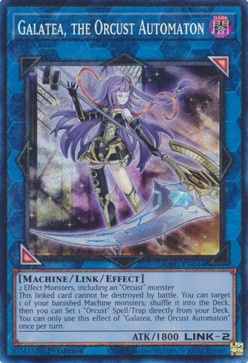 Galatea, the Orcust Automaton (CR) [RA03-EN044] Prismatic Collector's Rare | Exor Games Bridgewater