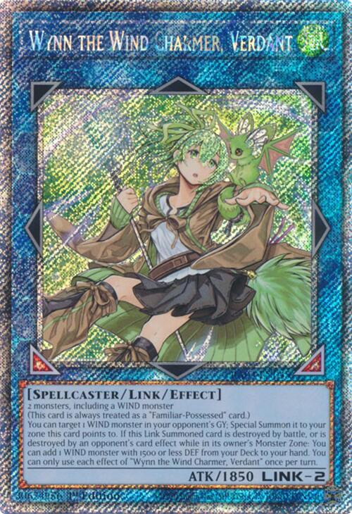 Wynn the Wind Charmer, Verdant (Platinum Secret Rare) [RA03-EN045] Platinum Secret Rare | Exor Games Bridgewater