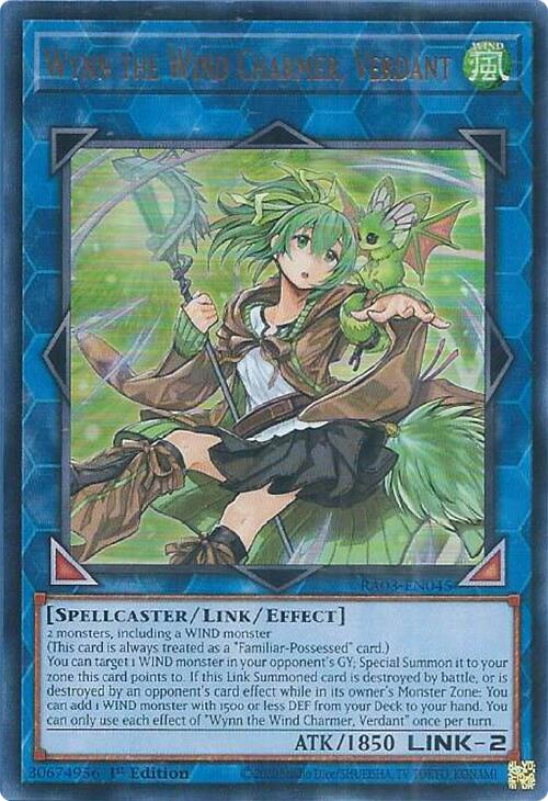 Wynn the Wind Charmer, Verdant (UR) [RA03-EN045] Ultra Rare | Exor Games Bridgewater