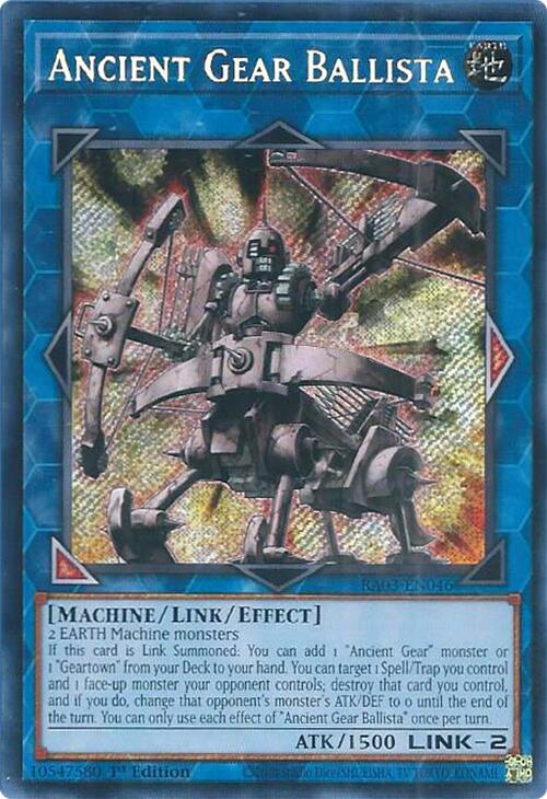 Ancient Gear Ballista (Secret Rare) [RA03-EN046] Secret Rare | Exor Games Bridgewater