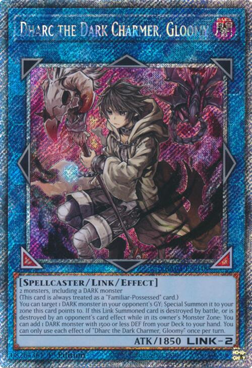 Dharc the Dark Charmer, Gloomy (Platinum Secret Rare) [RA03-EN048] Platinum Secret Rare | Exor Games Bridgewater