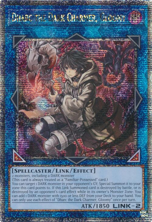 Dharc the Dark Charmer, Gloomy (Quarter Century Secret Rare) [RA03-EN048] Quarter Century Secret Rare | Exor Games Bridgewater
