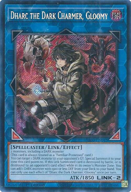 Dharc the Dark Charmer, Gloomy (Secret Rare) [RA03-EN048] Secret Rare | Exor Games Bridgewater