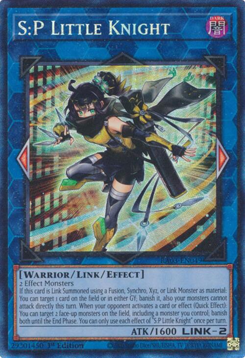 S:P Little Knight (CR) [RA03-EN049] Prismatic Collector's Rare | Exor Games Bridgewater