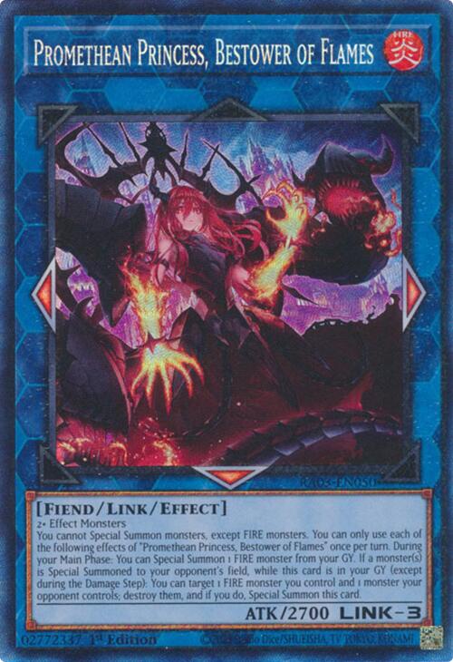 Promethean Princess, Bestower of Flames (CR) [RA03-EN050] Prismatic Collector's Rare | Exor Games Bridgewater