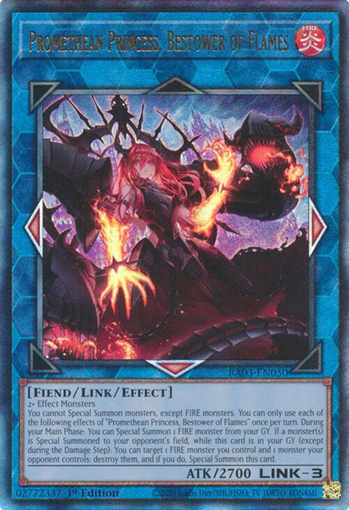 Promethean Princess, Bestower of Flames (UTR) [RA03-EN050] Prismatic Ultimate Rare | Exor Games Bridgewater