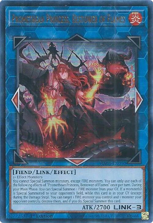 Promethean Princess, Bestower of Flames (UR) [RA03-EN050] Ultra Rare | Exor Games Bridgewater